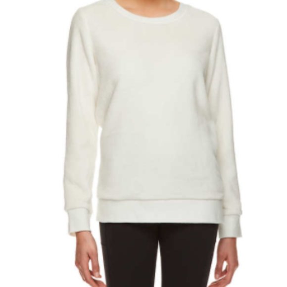 Gaiam Womens Lux Faux Fur Pullover 
